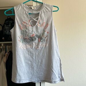American rider motorcycle tank top